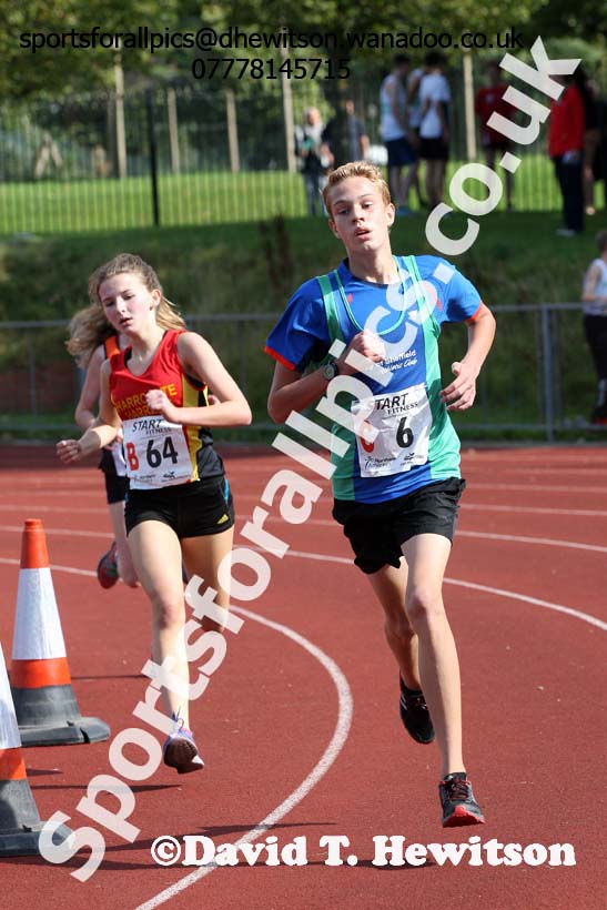 Boys under-15s, Northern Road Relays, Blackpool. Photo: David T. Hewitson/Sports for All Pics